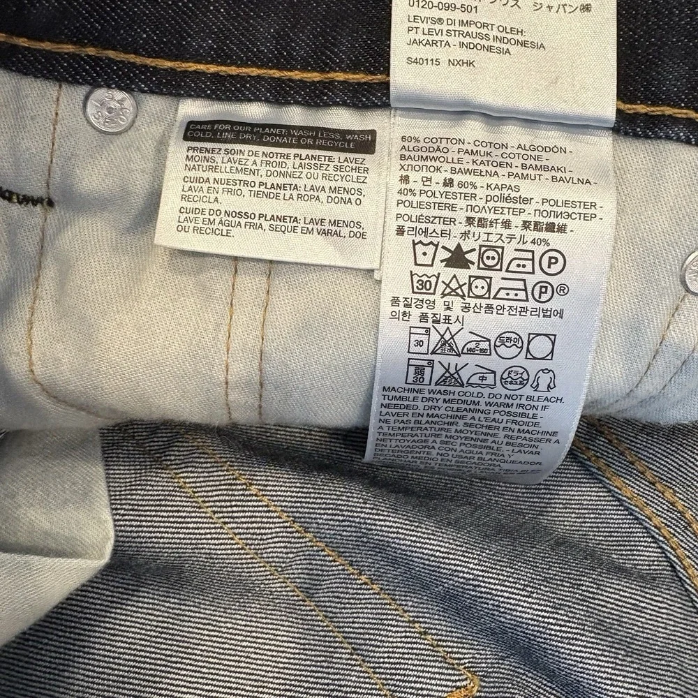 Levis Mens 513 Slim Straight Jeans 38x30 Bowman Lake Medium Wash Stretch Classic
